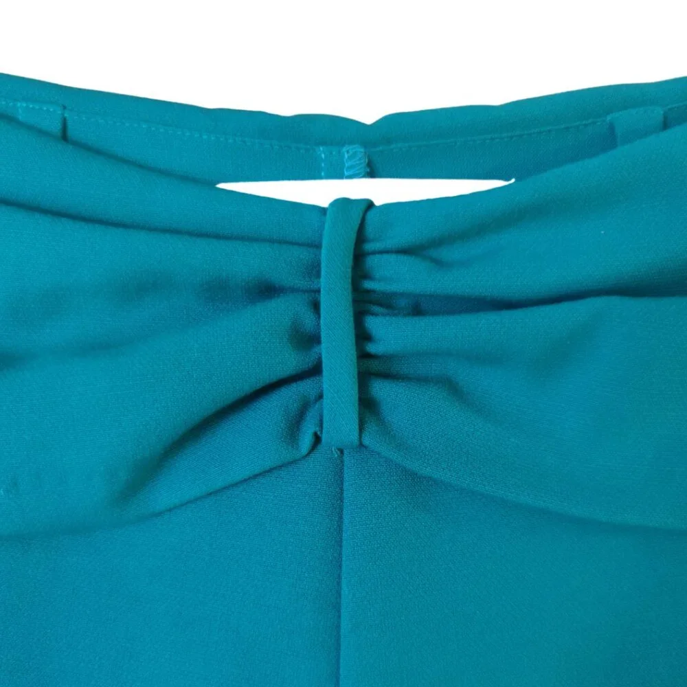 NWT Zara Teal Size Zip Shorts - Picture 2 of 8